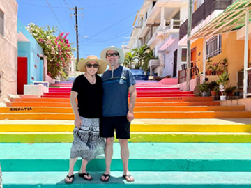 escalera arcoiris