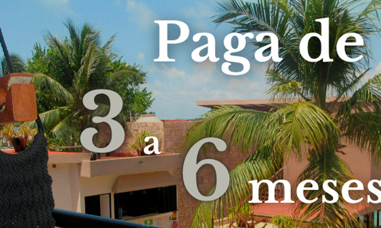 paga de 3 a 6 meses isla mujeres