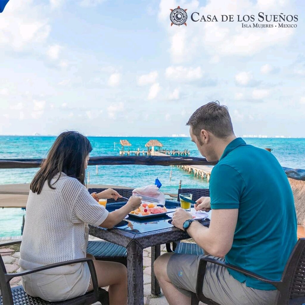 donde comer en playa norte isla mujeres-kinha