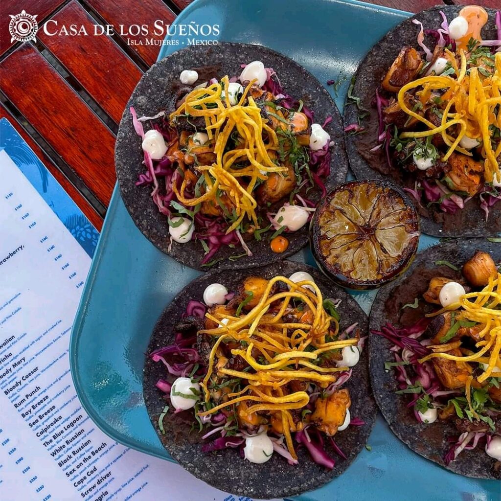 donde comer en playa norte isla mujeres-kinha