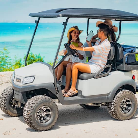 renta de carrito de golf en isla mujeres económicos