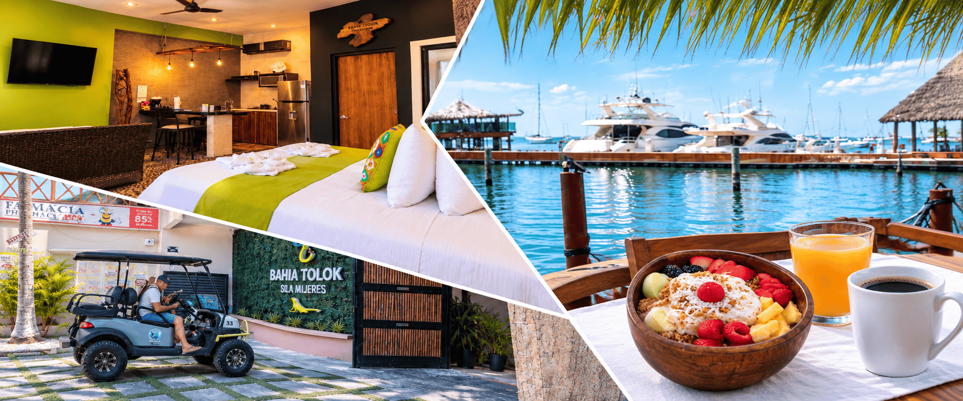 FREE GOLF CART & BREAKFAST- Isla Mujeres